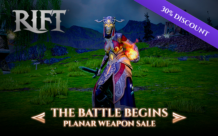 The Battle Begins: Planar Weapon Sale | RIFT