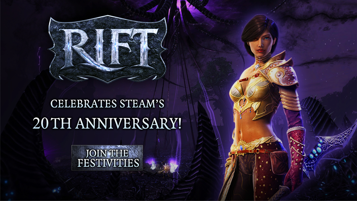 RIFT Honors Steam’s 20th: Let’s Party!